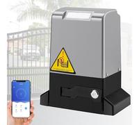 TAHALI Kit apricancello Elettrico Automatico Scorrevole, Kit di Sicurezza per vialetto con Motore Automatico, 800-1200 kg con 2 Chiavi con Telecomando 2X 1400 Giri/min,550W