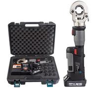 TAHALI Pinza crimpatrice elettrica idraulica, crimpatrice idraulica Ricaricabile per terminali in Rame e Alluminio, con Batteria da 1,5 Ah, Campo di crimpatura 16-300 mm²