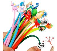 Tahbarshi 30 Pezzi Penne Gadget Compleanno Bambini Penna Regalo Festa Penne Divertenti Cute Penna Gel Antistress con 30 Ricambio Ricariche per 5 6 7 8 9 10 Anni Bambina