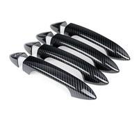 TAHDP 8 Pezzi Di Modanature Per Maniglie Laterali Auto, Decorazioni Esterne Per Accord 2013-2017, Coperture Protettive Maniglia Porta Laterale Esterna(Nero 2,NESSUN foro intelligente)