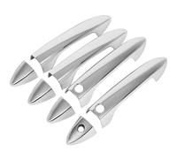 TAHDP 8 Pezzi Di Modanature Per Maniglie Laterali Auto, Decorazioni Esterne Per Accord 2013-2017, Coperture Protettive Maniglia Porta Laterale Esterna(Argento,2 Foro intelligente)