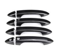 TAHDP 8 Pezzi Di Modanature Per Maniglie Laterali Auto, Decorazioni Esterne Per Accord 2013-2017, Coperture Protettive Maniglia Porta Laterale Esterna(Nero 2,2 Foro intelligente)