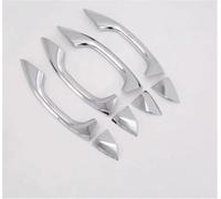 TAHDP Kit Di Rivestimenti Per Maniglie Esterne Per Auto Per A6 C8 2019-2025, Adesivi Protettivi E Decorativi Per I Modelli Sinistro E Destro Maniglia Porta Laterale Esterna(Argento)