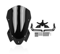 TAHDP Parabrezza Da Turismo Per Motocicletta, Per BMW S 1000 R S1000 S1000R 2021-2024 M1000R, Alto, Deflettori Per Alette Deflettore Parabrezza(Nero)