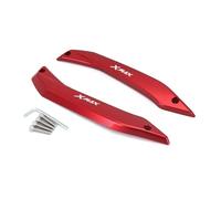 TAHDP Parabrezza Per Moto, Deflettori, Protezioni Per Parabrezza, Parti Di Ricambio Per Yamaha XMAX300, XMAX250, XMAX 300, X MAX 250, 125 E 400 Parabrezza Schermo Deflettori(ROSSO)