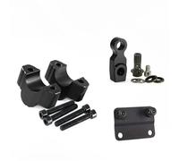 TAHDP Riser Manubrio Adattatori Per Morsetti, Regolatori Estensione Per Yamaha MT07 2021 - Adattatore Per Riposizionamento Attacco Manubrio. Manubrio(NERO 1)