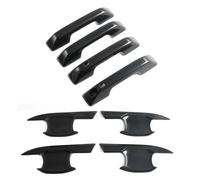 TAHDP Set Di Coprimaniglie Esterne Per Auto, Per BYD Per Shark 6 LHD 2024-2025, Adesivi Protettivi Per Maniglie Esterne Maniglia Porta Laterale Esterna(Aspetto fibra di carbonio)