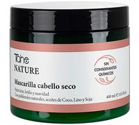 Tahe Nature - Maschera per capelli secchi con polifenoli naturali, oli di cocco, lino e olio di soia, 400 ml