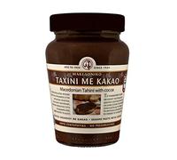Tahini greco macedone con barattolo di vetro di cacao 350g