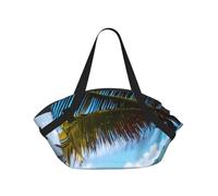 Tahiti Beach Stampa Pieghevole Camping Bag Duffle Bag Borsa Da Viaggio Impermeabile Materasso Da Campeggio Per Parco Esterno Spiaggia
