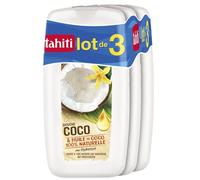 TAHITI - Flacone gel doccia olio di cocco e vaniglia - idratazione naturale - confezione da 3 x 250 ml