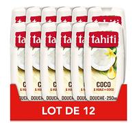 TAHITI - Gel doccia Tahiti Coco & Olio di cocco - Formula a base di ingredienti di origine naturale - Confezione da 12 x 250 ml