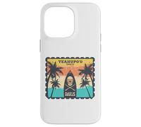 Tahiti Surf Palma Spiaggia Sole Polinesia Teahupoo Pacifico Custodia per iPhone 14 Pro Max