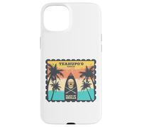 Tahiti Surf Palma Spiaggia Sole Polinesia Teahupoo Pacifico Custodia per iPhone 15 Plus