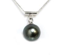 Tahitiana Collana di Perle / Ciondolo 14kt Oro 16 " O 18 " Scegli 9,10,11,12mm