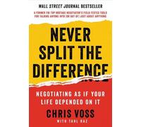 Tahl Raz Chris Voss Never Split the Difference (Copertina rigida)