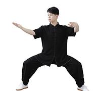 Tai Chi Abbigliamento | Unisex Kung Fu e Arti Marziali Uniforme | Wing Chun Uniforme| Abbigliamento per Meditazione e Qigong (L,A)