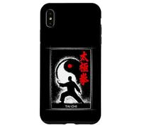 Tai Chi Chuan Yin Yang Grunge Arti Marziali Custodia per iPhone XS Max