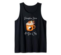 Tai Chi e Zucca Spice Autunno Halloween Meditazione Canotta
