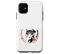 Tai Chi Gatto Yin Yang Fiore della Vita Arti Marziali Gattino Custodia per iPhone 11