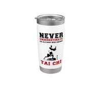 Tai Chi/Mai sottovalutare un vecchio che conosce Tai Chi! Bicchiere termico in acciaio inox doppia parete