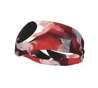 Tai Chi modello astratto modello sportivo fascia per il sudore Foulard fasce per la testa per donne uomini adatto per corsa yoga fitness calcio