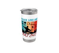 Tai Chi Principianti/Tai Chi Studente. Pace, Amore E Tai Chi Bicchiere termico in acciaio inox doppia parete