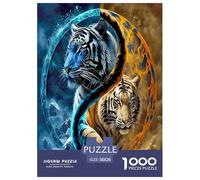 Tai Chi Tiger Jigsaw Puzzle,1000 Pezzi Classici, Per Adulti E Bambini A Partire Da 12 Anni Giochi Del Cervello Sfida Impossibile - Regalo Per Amore E Amico 38x26cm/1000pcs