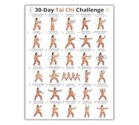 Tai chi walking guide for senior women poster wellness