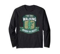 Tai Chi Walking per Anziani Movimento Longevità Maglia a Manica