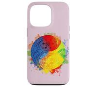 Tai Chi Yin Yang Cinque Elementi Cinese Bagua Wushu Feng Shui Custodia per iPhone 13 Pro