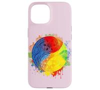 Tai Chi Yin Yang Cinque Elementi Cinese Bagua Wushu Feng Shui Custodia per iPhone 15