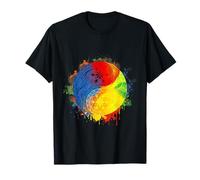 Tai Chi Yin Yang Cinque Elementi Cinese Bagua Wushu Feng Shui Maglietta