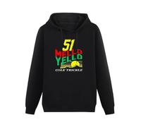 TAI DU 51 Mello Yello Car Cole Trickle Black Printing Graphic Mens Sweatshirts Unisex Hooded L