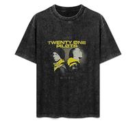 TAI DU Twenty 21 One Pilots Men's T-Shirt Black Unisex Mens Tees XL