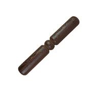 Tai Stick - Attrezzo per esercizi in legno massiccio, per principianti, 30 cm, testa rotonda