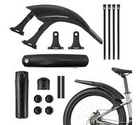 TAIANJI Parafanghi per bicicletta, parafango posteriore da strada, a sgancio rapido, regolabile, per MTB da strada da 26/27,5/29 pollici, nero