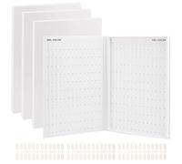 TAICHEUT Confezione da 4 libri per smalto per unghie, 308 colori, con 720 punte per unghie, per esercitazione, campioni e salone di unghie