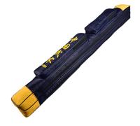 Taichi, borsa a tracolla per spada da 43 pollici, con doppio strato, in tessuto Oxford e pelle sintetica, con tracolla per Tai Chi, blu scuro, taglia unica, blu scuro, Taglia unica