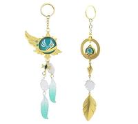 TaiCy Genshin Impact Vision Chiaveggio, Accessori per chiaveggio da cosplay di personaggi di gioco (keychain Venti)