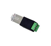 Taidacent 5 convertitori da RJ45 a RS485, adattatore terminale RJ45, testa a terminale a cristallo (A si collega a PIN1, B si collega a PIN2)