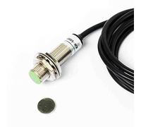 Taidacent 5 sensori magnetici di prossimità M12 ad effetto Hall NJK-5002C, interruttore magnetico di prossimità (NPN normalmente chiuso)