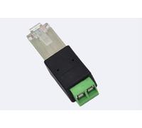 Taidacent Confezione da 5 convertitori da RJ45 a RS485 - Adattatore terminale RJ45 con testa a cristallo (da A a PIN3, B a PIN4)