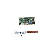 Taidacent Scheda controller universale LVDS 10-65 pollici schermo LCD HDMI DVI VGA a LVDS scheda driver kit fai da te per notebook (scheda driver + pulsante)