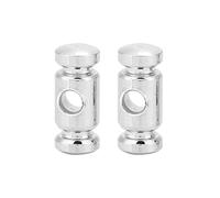 Taidda 2PCS Roller String Tree Retainer Indossabile String Fastener Accessorio per Chitarra Elettrica Ad Alta Resistenza per gli Appassionati di Chitarra Metallo Argento