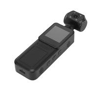 Taidda Action Camera 4K, Videocamera Portatile Indossabile Grandangolare da 135° con Posteriore e WiFi, Videocamera Portatile con Schermo IPS HD da 1,3 Pollici Obiettivo Rotante a (64G)