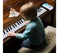 Taidda Adesivo per Tastiera di Pianoforte per Pianoforti Elettronici a 61/88 Tasti, Etichetta Trasparente Rimovibile con Diversi Colori, Semplici Istruzioni Incluse