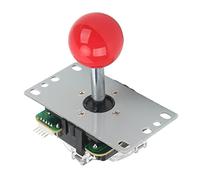 Taidda Bastone da Combattimento Joystick Fai-da-te con Joystick 3D per Giochi, Sensazione di Mano Leggera per Giocatori Console, ABS, Materiale Metallico per Giocatori (rosso)