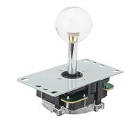 Taidda Bastone da Combattimento Joystick Fai-da-te con Joystick 3D per Giochi, Sensazione di Mano Leggera per Giocatori Console, ABS, Materiale Metallico per Giocatori (Trasparente)