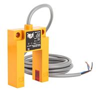 Taidda BERM Interruttore Fotoelettrico Antigraffio con Scanalature per Rilevamento Oggetti, Sensore NO in Plastica ABS E3S-GS30B4 DC10-30V 200mA per L'automazione Domestica